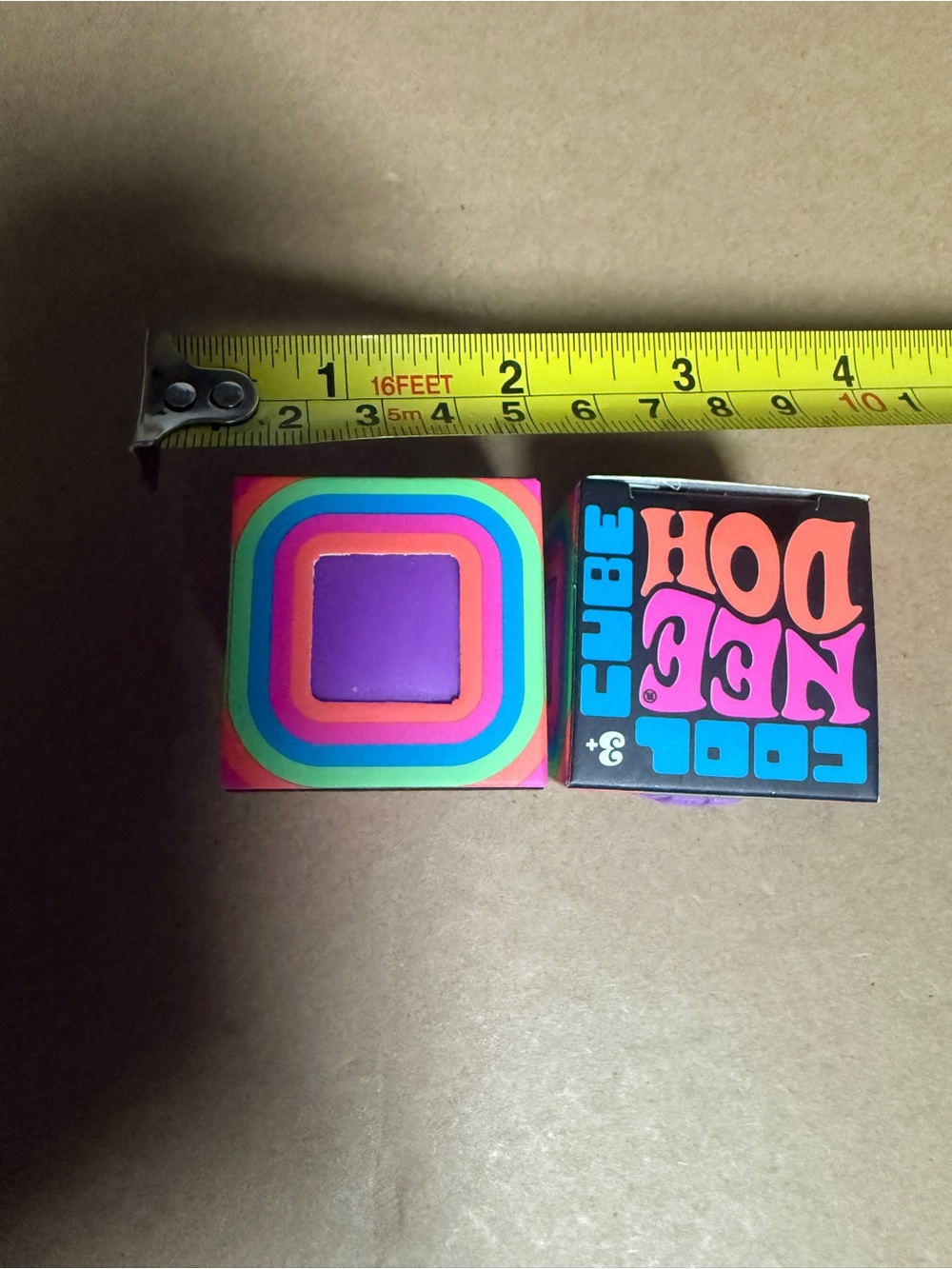 Schylling NeeDoh New sealed box, cool cube mini in purple
